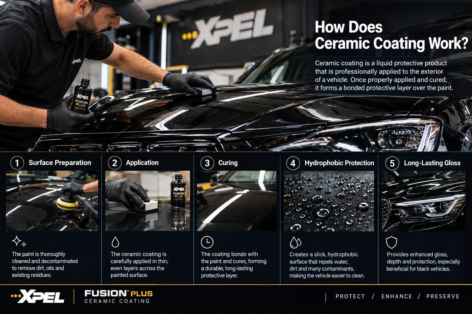 Why Do People Choose Ceramic Coating for Their Black Cars